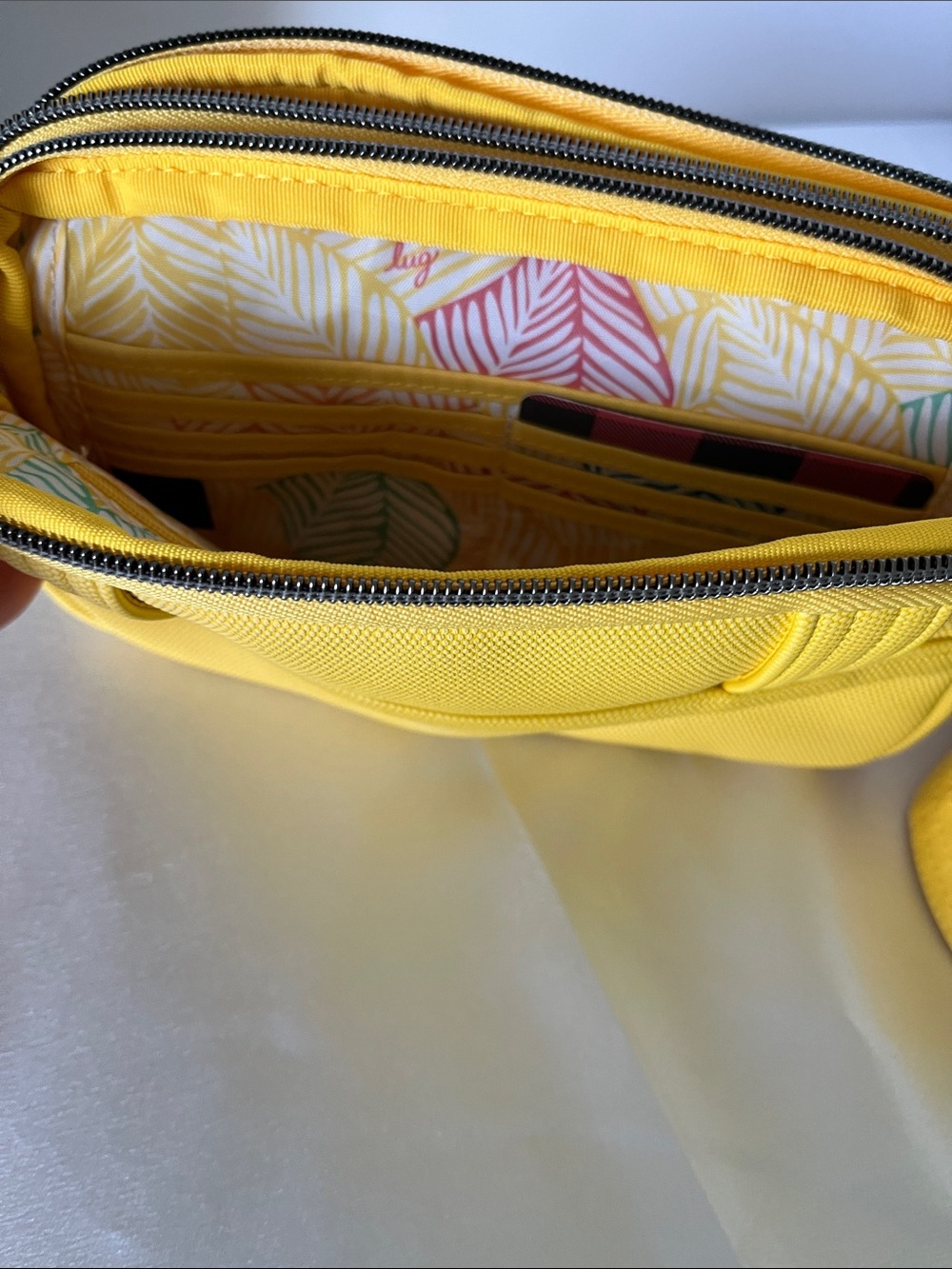 LUG - Coupe XL Matte Luxe VL Convertible Crossbody Bag in Banana Icepop - Picture 8 of 8